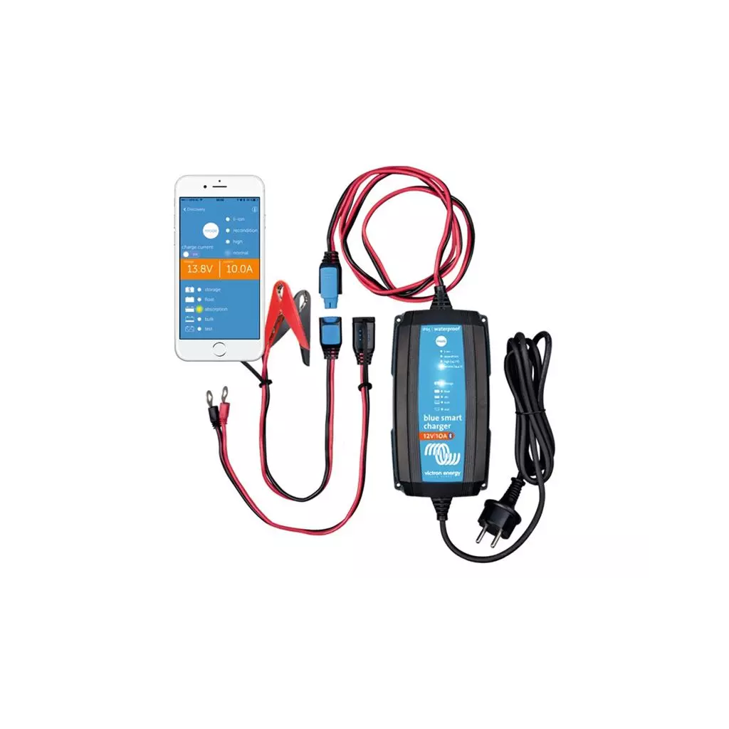 Obrázek produktu Chytrá nabíječka baterií BlueSmart 12V/15A IP65+DC konektor
