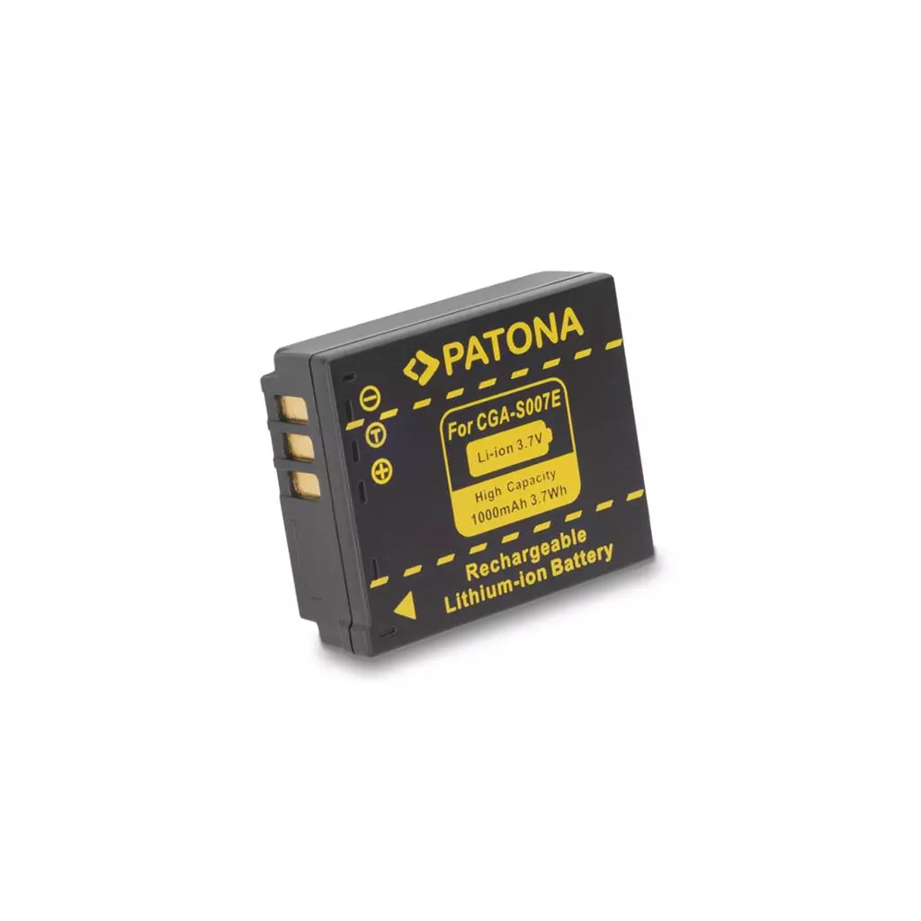 Obrázek produktu Baterie pro fotoaparáty Panasonic CGA-S007E 1000mAh Li-Ion 3,7V PATONA PT1043