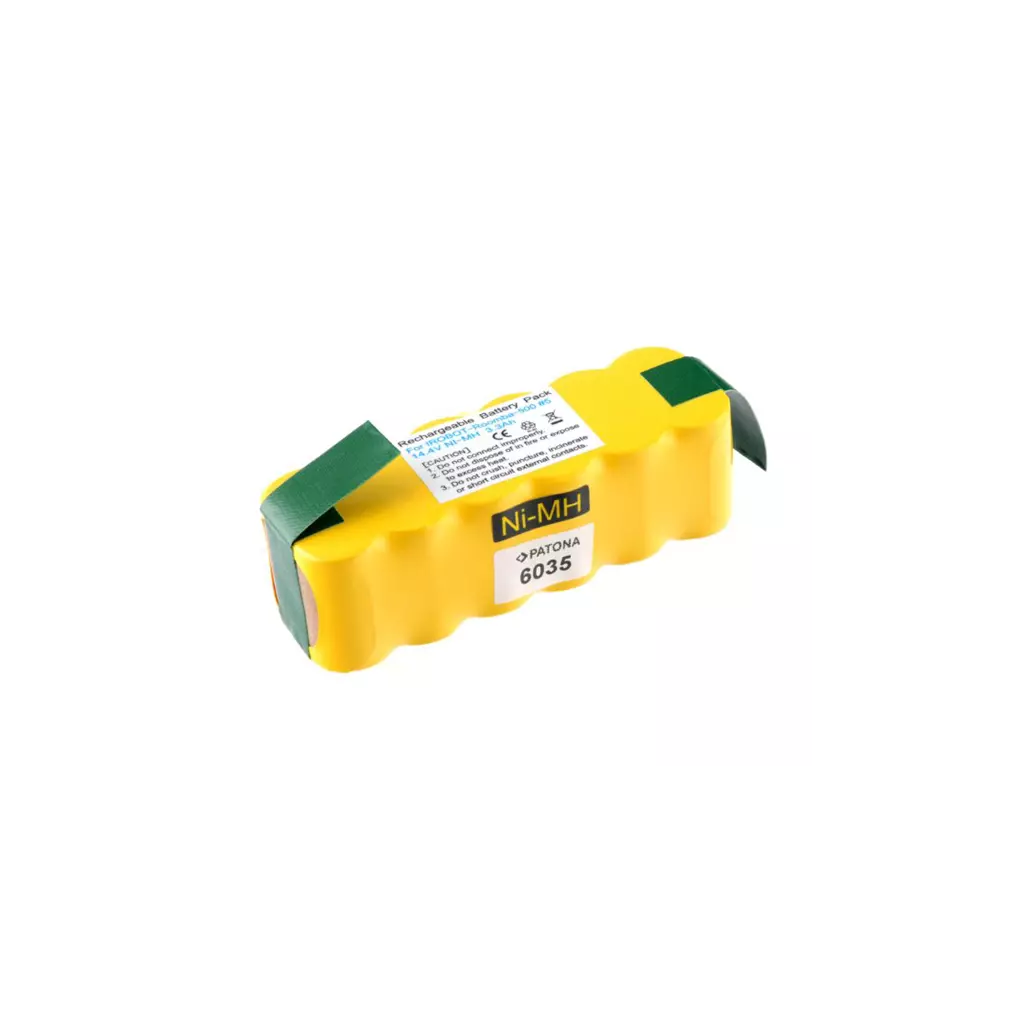 Obrázek produktu Baterie pro vysavače iRobot Roomba série 5xx/6xx/7xx/8xx 3300mAh Ni-MH 14,4V PATONA PT6035