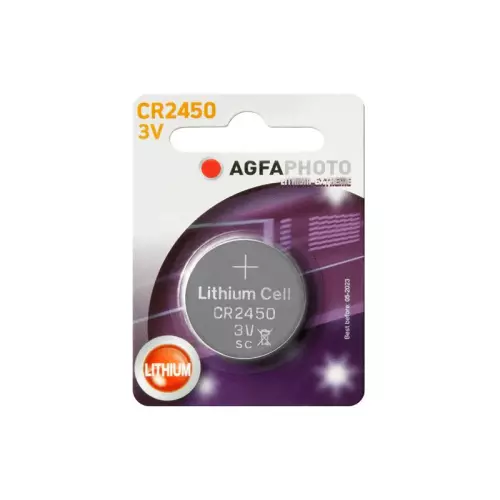 obrázek produktu Baterie CR2450 AGFAPHOTO lithiová 1ks / blistr