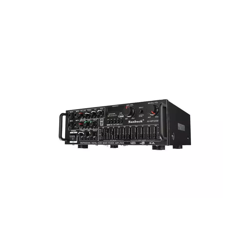 Obrázek produktu Zesilovač, rádio, bluetooth, přehrávač MP3 Sunbuck AV-MP326BT