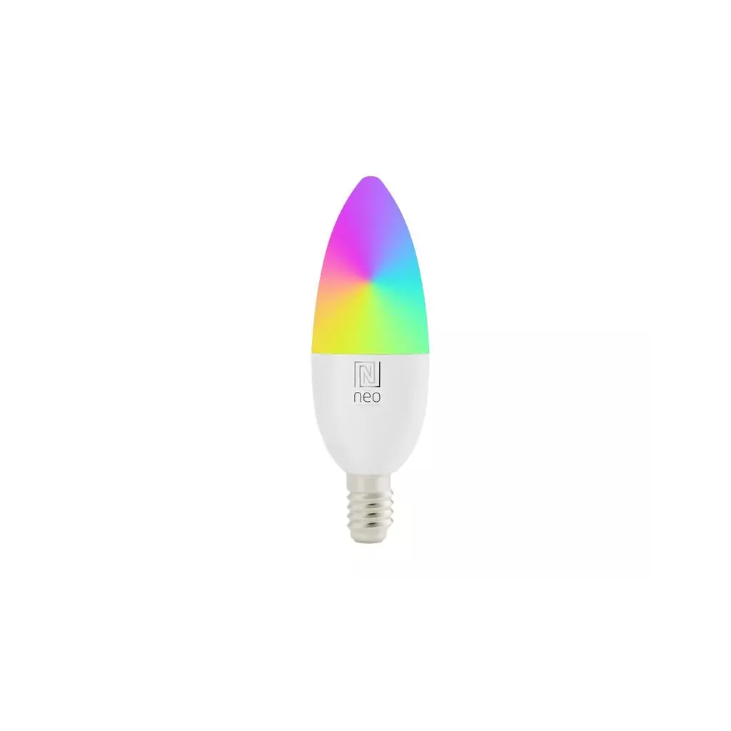 Obrázek produktu Smart LED žárovka E14 6W RGBW IMMAX NEO 07716L WiFi Tuya
