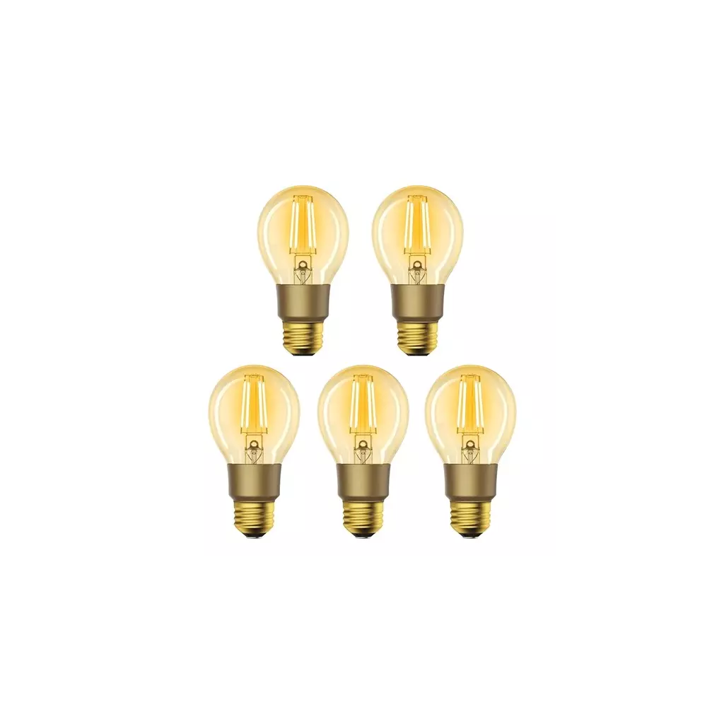 Obrázek produktu Smart LED žárovka E27 6W teplá bílá WOOX R9078/5pack WiFi Tuya sada 5ks