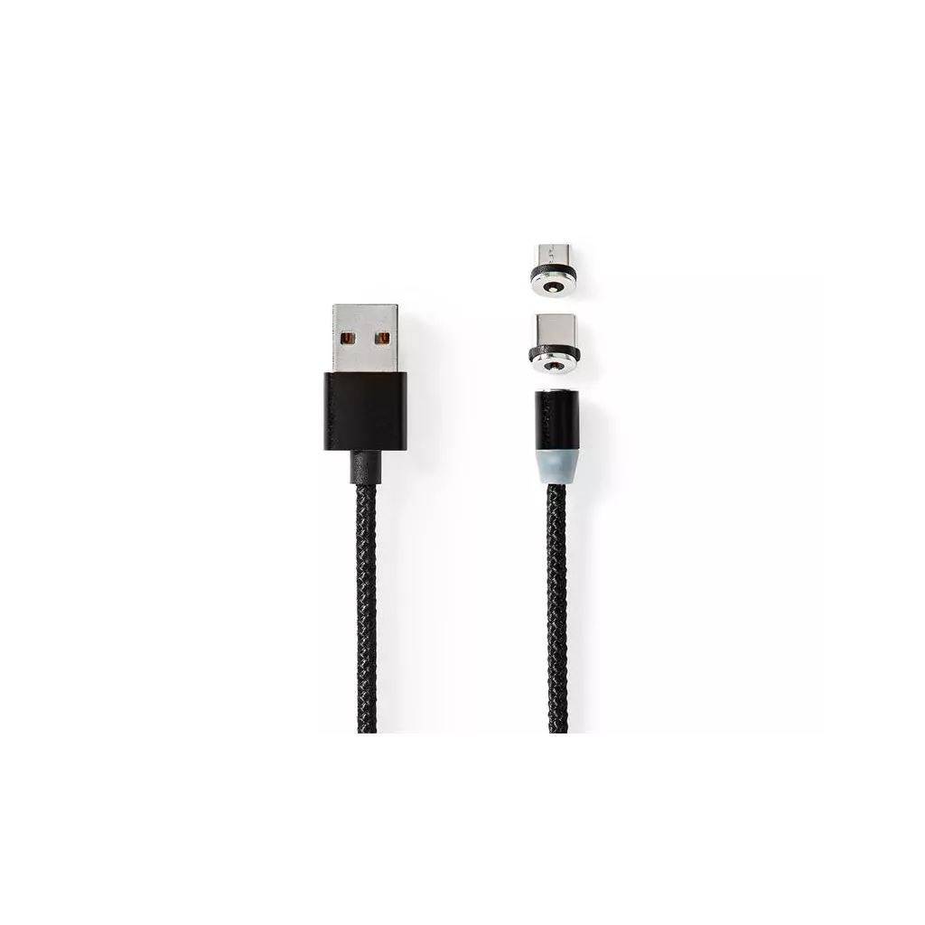 Obrázek produktu Kabel NEDIS CCGB60630BK20 USB 2v1 2m Black