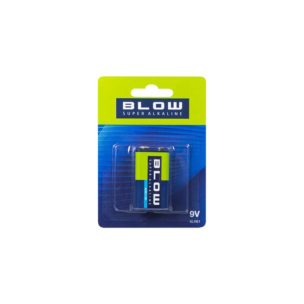 Obrázek produktu Baterie 9V (6LR61) alkalická BLOW Super Alkaline 1ks / blistr