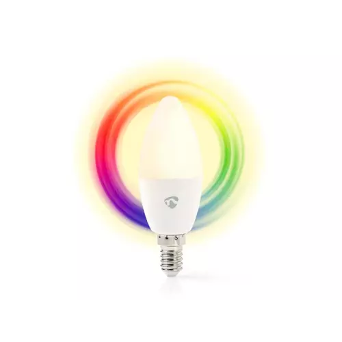 obrázek produktu Smart LED žárovka E14 4,9W RGB NEDIS ZBLC10E14 ZigBee Tuya
