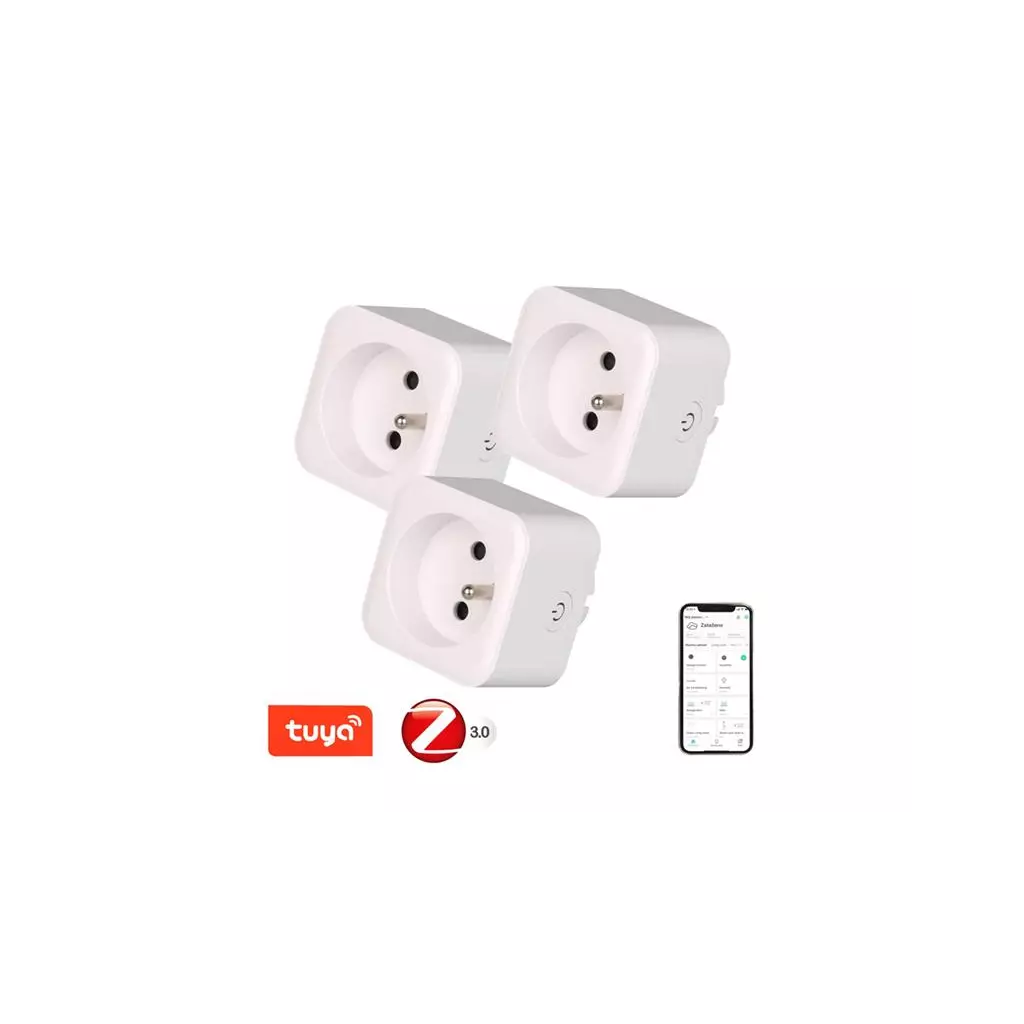 Obrázek produktu Smart zásuvka IMMAX NEO 07786C ZigBee Tuya sada 3ks