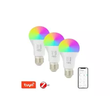obrázek produktu Smart LED žárovka E27 11W RGB+CCT IMMAX NEO 07743C ZigBee Tuya sada 3ks
