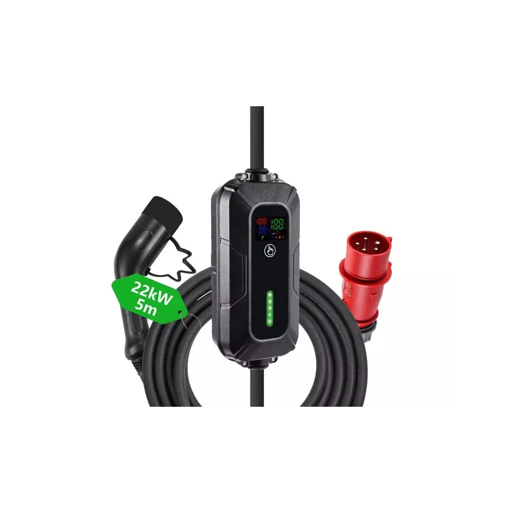 Obrázek produktu Nabíjecí stanice IMMAX EV/PHEV AC Type 2 22kW cestovní