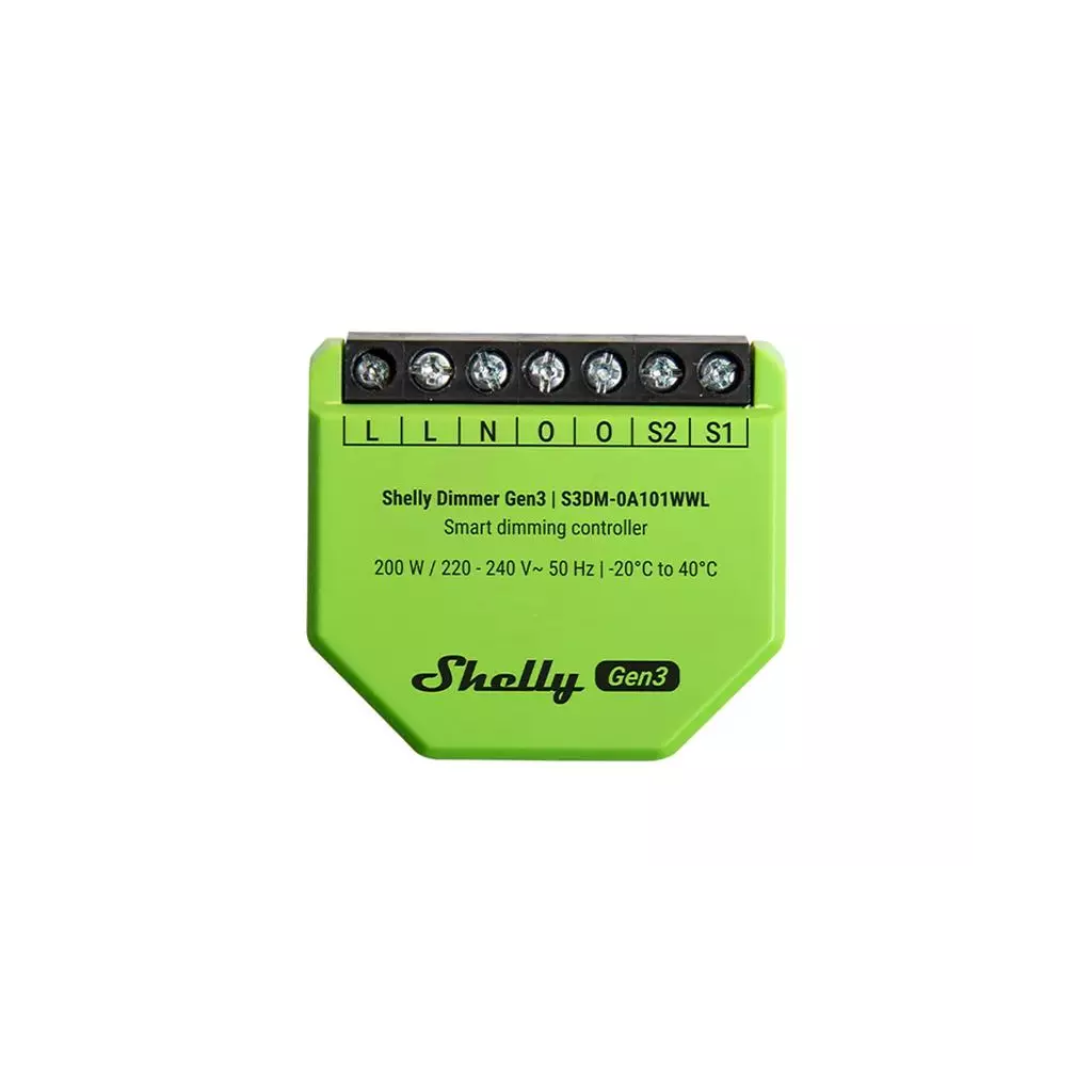 Obrázek produktu Smart ovladač osvětlení SHELLY Dimmer Gen3 WiFi