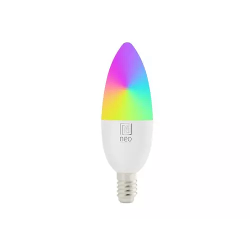obrázek produktu Smart LED žárovka E14 4,8W RGB+CCT IMMAX NEO 07808L WiFi Zigbee Tuya