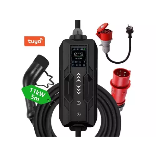 obrázek produktu Nabíjecí stanice IMMAX NSE004 EV/PHEV AC Type 2 11kW cestovní