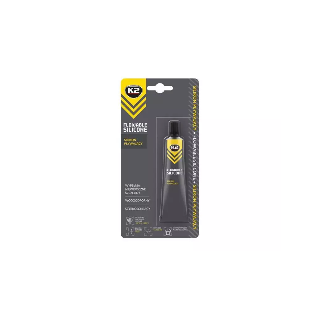 Obrázek produktu Silikonové těsnění autoskel a reflektorů K2 FLOWABLE SILICONE 21g