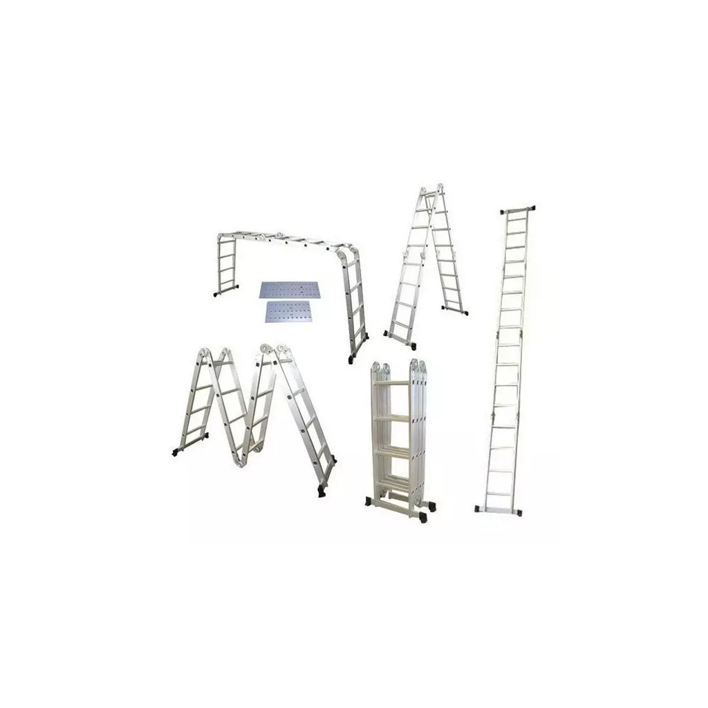 Obrázek produktu Štafle hliníkové G21 GA-SZ-4x3-3,7m multifunkční  + podlážka