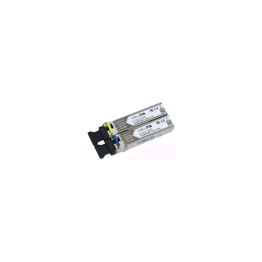 Obrázek produktu MIKROTIK • S-3553LC20D • Pár SingleMode SFP modulů 1.25G (20km)