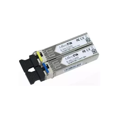 obrázek produktu MIKROTIK • S-3553LC20D • Pár SingleMode SFP modulů 1.25G (20km)