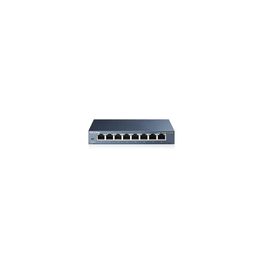 Obrázek produktu TP-LINK • TL-SG108 • 8-portový stolní switch 10/100/1000 Mbit/s