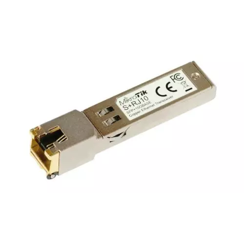 obrázek produktu MIKROTIK • S+RJ10 • RJ45 SFP+ metalický modul 