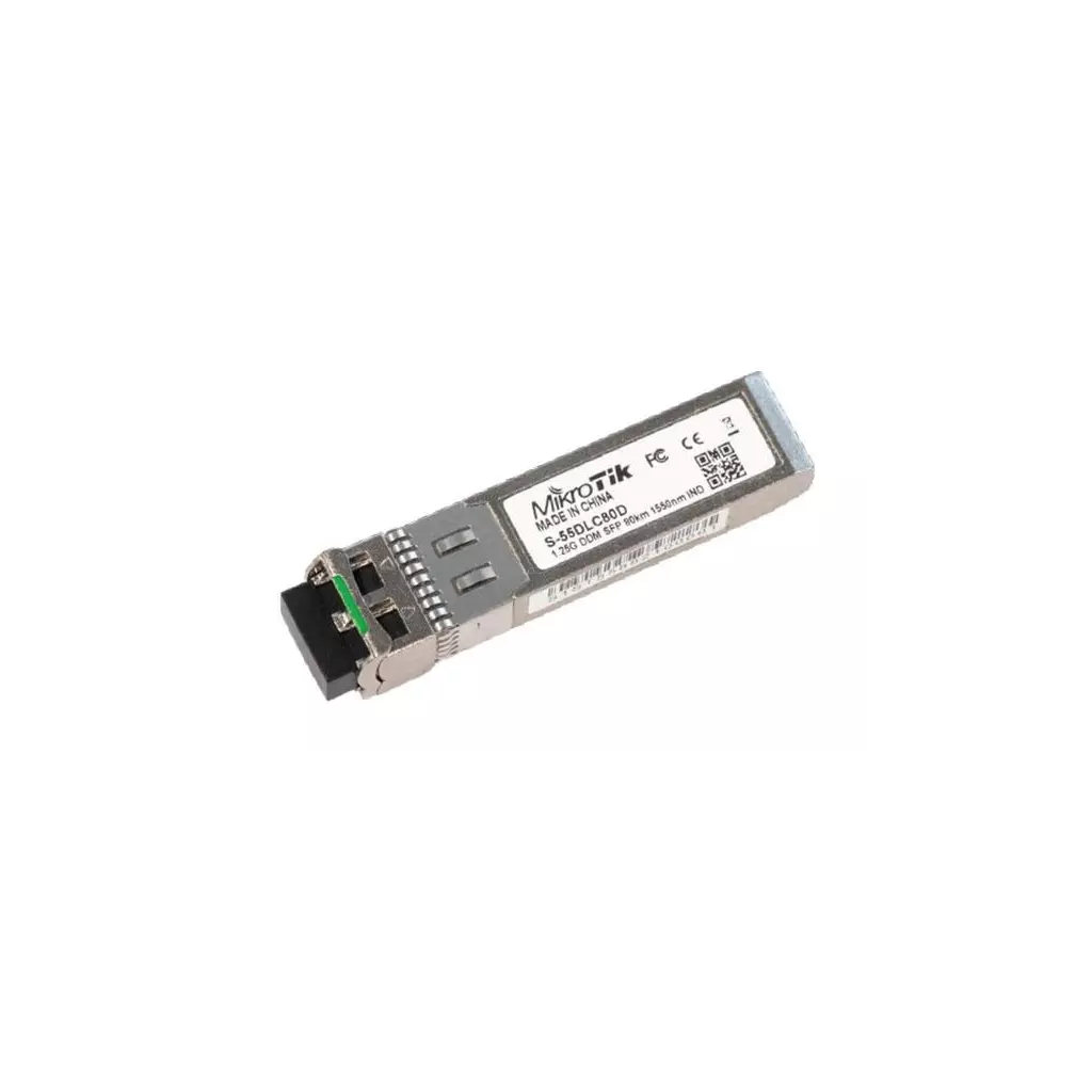 Obrázek produktu MIKROTIK • S-55DLC80D • SingleMode SFP modul 1.25Gbps 1550nm (80km)