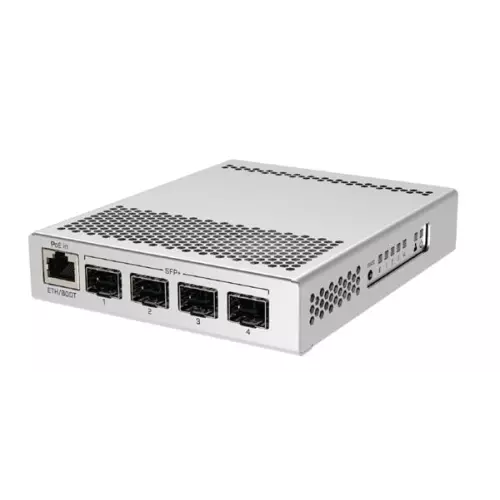 obrázek produktu MIKROTIK • CRS305-1G-4S+IN • 4x SFP+, 1x GB LAN Cloud Router Switch 