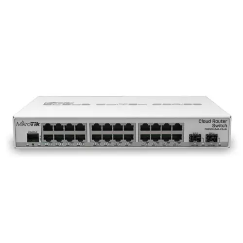obrázek produktu MIKROTIK • CRS326-24G-2S+IN • 24-port Gigabit Cloud Router Switch 