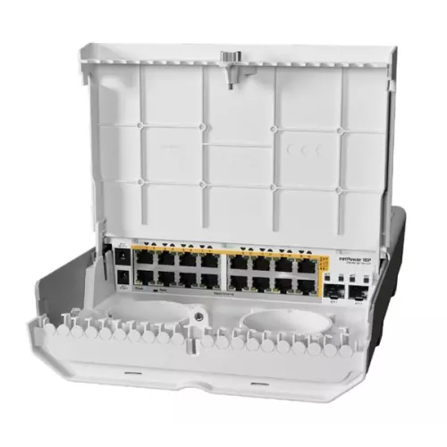 obrázek produktu MIKROTIK • CRS318-16P-2S+OUT • 18-portový switch netPower 16P s PoE