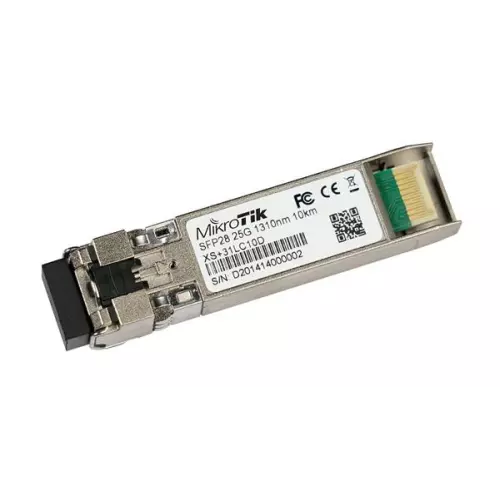 obrázek produktu MIKROTIK • XS+31LC10D • Kombinovaný 1.25G SFP, 10G SFP+ a 25G SFP28 modul (10km)  