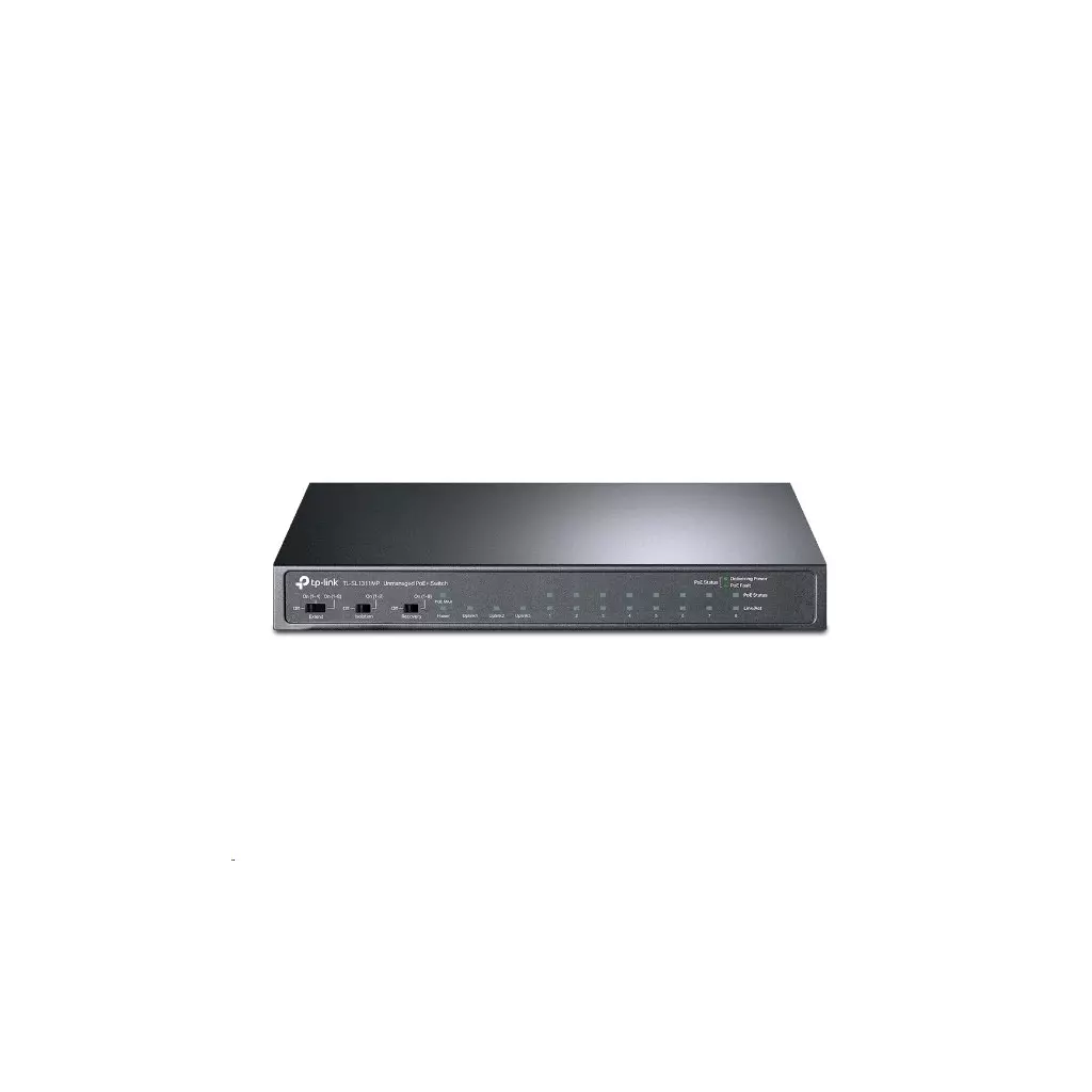 Obrázek produktu TP-LINK • TL-SL1311MP  • Stolní switch s 8 porty 10/100 Mbit/s, 3 gigabitovými porty a 8 porty PoE+