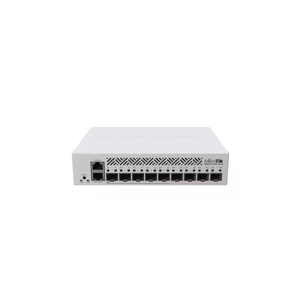 Obrázek produktu MIKROTIK • CRS310-1G-5S-4S+IN • 10-portový SFP switch (indoor verze netFiber9)