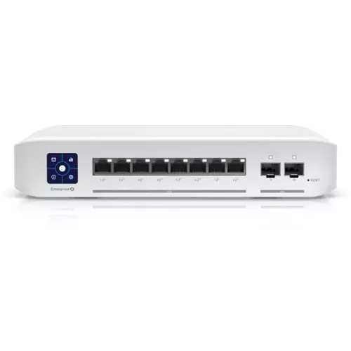 obrázek produktu UBIQUITI • USW-Enterprise-8-PoE • Enterprise 802.3at PoE-out switch 8x 2.5GB LAN, 2x SFP+