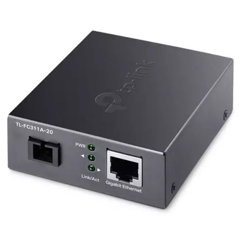 obrázek produktu TP-LINK • TL-FC311A-20 • Single-Mode WDM konvertor, 1Gbps, 1x SC, 20km