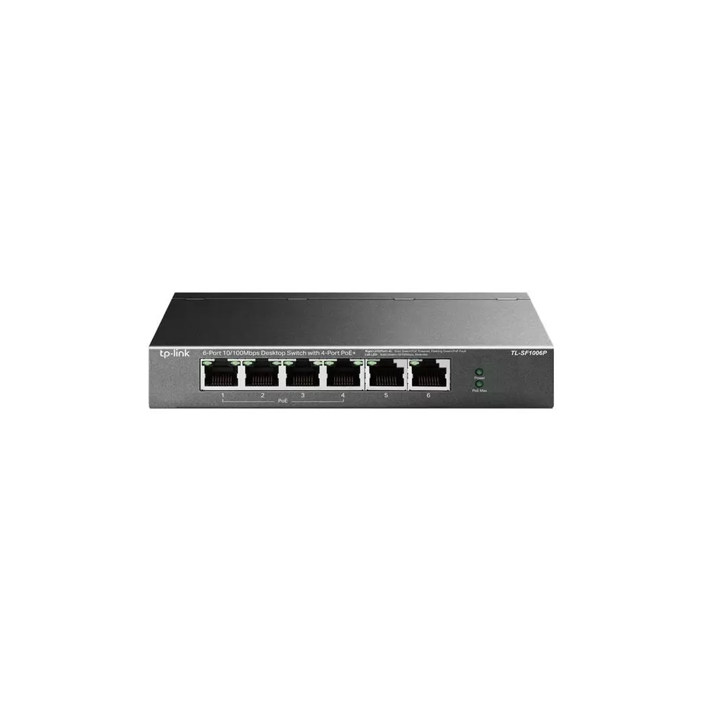 Obrázek produktu TP-LINK • TL-SF1006P • PoE switch