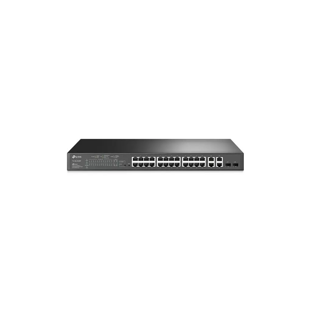 Obrázek produktu TP-LINK • TL-SL2428P • Smart, 24x Lan/PoE+, 4x GLan, 2x SFP Combo, 192W , Omáda SDN