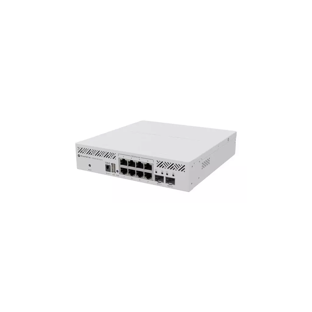 Obrázek produktu MIKROTIK • CRS310-8G+2S+IN • 10-portový indoor switch (8x GB+ETH, 2x SFP+)