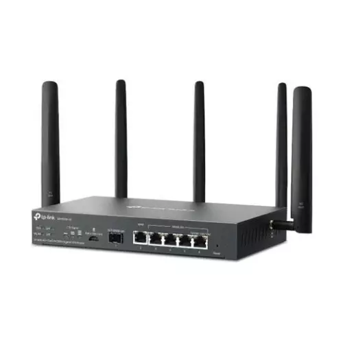 obrázek produktu TP-LINK • ER706W-4G • Router VPN WiFi 6, LTE/4G, 1x GWAN + 4x GWAN/LAN + 1x GWAN/LAN SFP, USB, Omáda SDN
