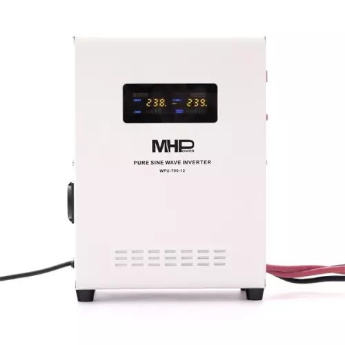 obrázek produktu MHPower battery • WPU-700-12 • Záložní zdroj MHPower, UPS, 700W, čistý sinus, 12V