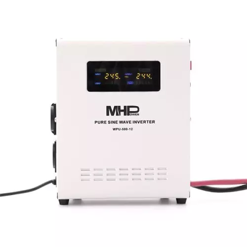 obrázek produktu MHPower battery • WPU-500-12 • Záložní zdroj MHPower, UPS, 500W, čistý sinus, 12V