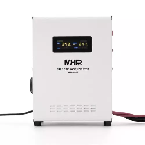 obrázek produktu MHPower battery • WPU-800-12 • Záložní zdroj MHPower, UPS, 800W, čistý sinus, 12V