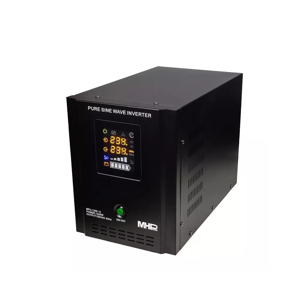 Obrázek produktu MHPower battery • MPU-1200-12 • Záložní zdroj MHPower, UPS, 1200W, čistý sinus, 12V