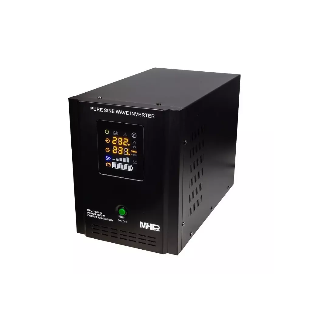 Obrázek produktu MHPower battery • MPU-1600-12 • Záložní zdroj MHPower, UPS, 1600W, čistý sinus, 12V