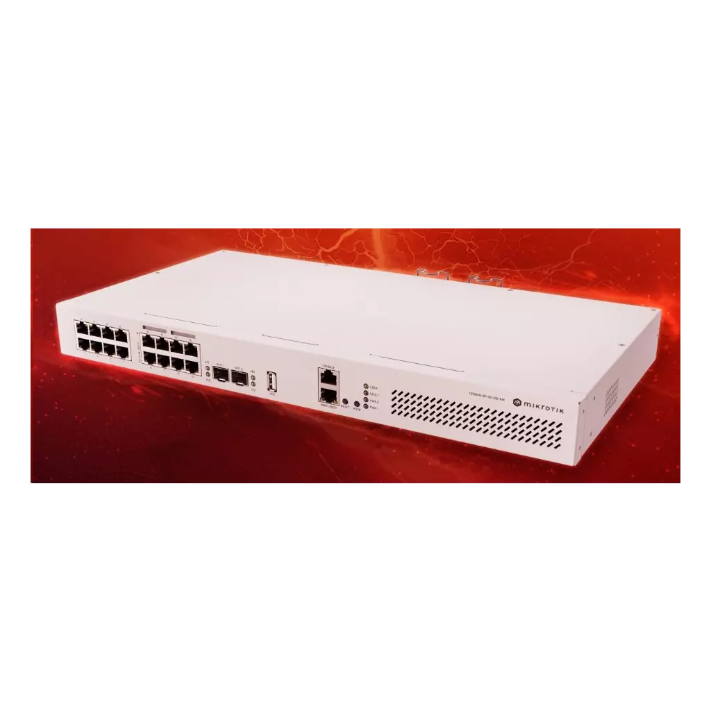 Obrázek produktu MIKROTIK • CRS418-8P-8G-2S+RM • 16-port Gigabit Cloud Router Switch