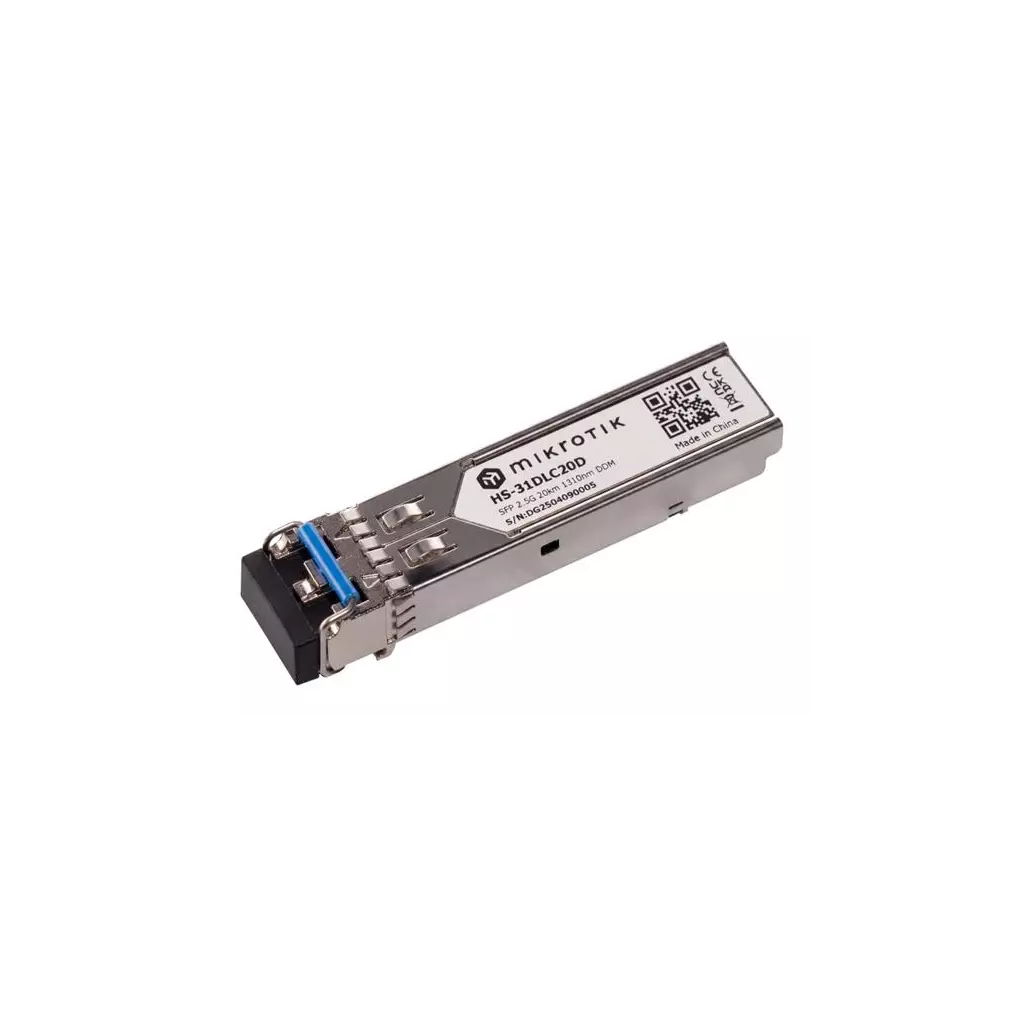 Obrázek produktu MIKROTIK • HS-31DLC20D • 1G/2.5G SFP SM modul (20km)