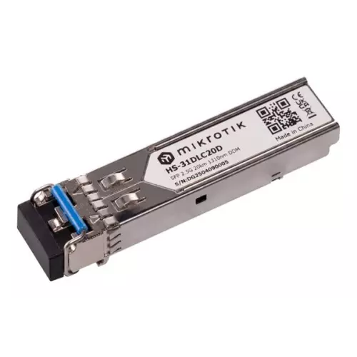 obrázek produktu MIKROTIK • HS-31DLC20D • 1G/2.5G SFP SM modul (20km)