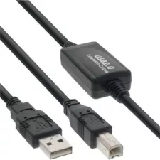 obrázek produktu PremiumCord USB 2.0 repeater a propojovací kabel A/M-B/M 10m