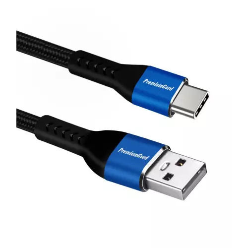 obrázek produktu PremiumCord SuperFast 5A USB-C - USB-A 2.0, 0,5m